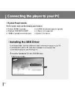 Предварительный просмотр 12 страницы Samsung YP-D1Q User Manual