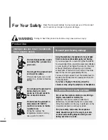 Предварительный просмотр 2 страницы Samsung YP-E3 User Manual