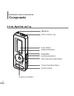 Предварительный просмотр 8 страницы Samsung YP-E3 User Manual