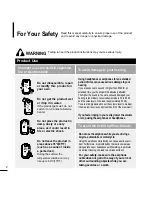 Предварительный просмотр 2 страницы Samsung YP-F2 User Manual