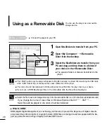 Предварительный просмотр 28 страницы Samsung YP-F2 User Manual