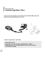 Предварительный просмотр 18 страницы Samsung YP-F2X User Manual