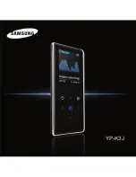 Предварительный просмотр 1 страницы Samsung YP-K3JAB - 4 GB, Digital Player User Manual