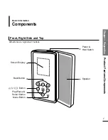 Предварительный просмотр 7 страницы Samsung YP-K5 Manual