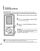 Предварительный просмотр 24 страницы Samsung YP-K5 Manual