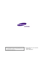 Предварительный просмотр 2 страницы Samsung YP-K5 Service Manual