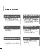 Предварительный просмотр 6 страницы Samsung YP-K5AB Manual