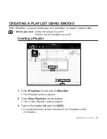 Предварительный просмотр 61 страницы Samsung YP P2JCR - 8 GB Digital Player User Manual