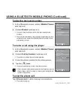 Предварительный просмотр 121 страницы Samsung YP P2JCR - 8 GB Digital Player User Manual