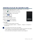 Предварительный просмотр 69 страницы Samsung YP-P3 User Manual