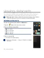 Предварительный просмотр 110 страницы Samsung YP-P3 User Manual