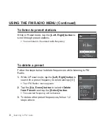 Предварительный просмотр 76 страницы Samsung YP-Q1JEB - 16 GB Digital Player User Manual