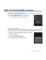 Предварительный просмотр 71 страницы Samsung YP-Q2 User Manual