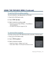 Предварительный просмотр 73 страницы Samsung YP-Q2 User Manual