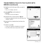 Предварительный просмотр 17 страницы Samsung YP-S2ZB - 1 GB, Digital Player User Manual