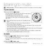 Предварительный просмотр 21 страницы Samsung YP-S2ZB - 1 GB, Digital Player User Manual