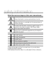 Preview for 3 page of Samsung YP-S3AG User Manual