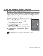 Preview for 65 page of Samsung YP-S3AG User Manual