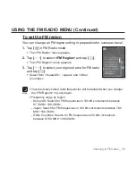 Предварительный просмотр 73 страницы Samsung YP-S5 User Manual