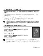 Предварительный просмотр 21 страницы Samsung YP-S5JQB - 2 GB Digital Player User Manual