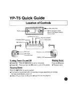 Предварительный просмотр 1 страницы Samsung YP-T5Z Quick Manual