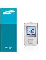 Предварительный просмотр 1 страницы Samsung YP-T7FQ Manual