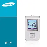 Samsung YP-T7FV Manual предпросмотр