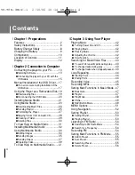 Предварительный просмотр 4 страницы Samsung YP-T8N Owner'S Instructions Manual