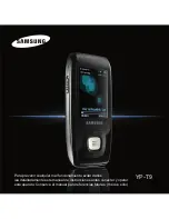 Предварительный просмотр 1 страницы Samsung YP-T9BQB Manual Del Usuario