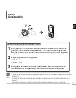 Предварительный просмотр 57 страницы Samsung YP-T9BQB Manual Del Usuario