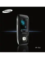 Samsung YP-T9J Manual предпросмотр