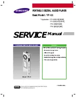 Preview for 1 page of Samsung YP-U1 Service Manual