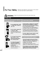 Предварительный просмотр 2 страницы Samsung YP-U2J Manual