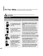 Предварительный просмотр 2 страницы Samsung YP-U2Q User Manual