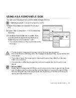 Предварительный просмотр 35 страницы Samsung YP-U3JAW User Manual