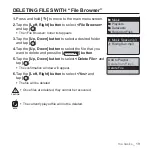 Предварительный просмотр 19 страницы Samsung YP-U4JQB User Manual