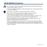 Предварительный просмотр 31 страницы Samsung YP-U5AL User Manual