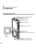 Предварительный просмотр 8 страницы Samsung YP-Z5 Manual