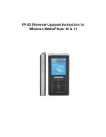 Samsung YP-Z5AS - 4 GB Firmware Upgrade Manual предпросмотр