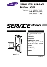 Preview for 1 page of Samsung YP-Z5F Service Manual