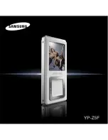Preview for 1 page of Samsung YP-Z5F User Manual