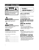 Preview for 2 page of Samsung Z-100MS Owner'S Instructions Manual