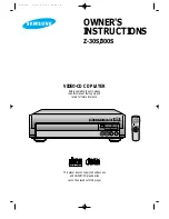 Предварительный просмотр 2 страницы Samsung Z-300S Owner'S Instructions Manual