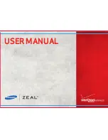 Samsung Zeal User Manual preview