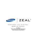 Preview for 2 page of Samsung Zeal User Manual