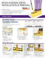 Samtec BE70A Installation & Removal Instructions предпросмотр