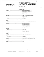 Preview for 3 page of Samtron SC-428VL+ Service Manual