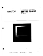 Preview for 1 page of Samtron SC-528UL Service Manual