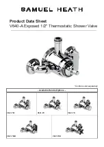 Preview for 1 page of Samuel Heath V621-TD Product Data Sheet