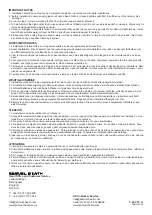 Предварительный просмотр 12 страницы Samuel Heath V640-A Product Data Sheet